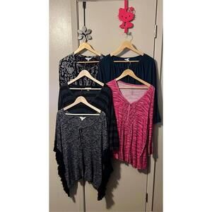 Lot of 5 womens shirts various brands